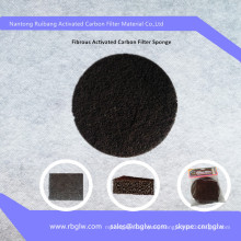 kitchen use activated carbon filter mesh disc fiber